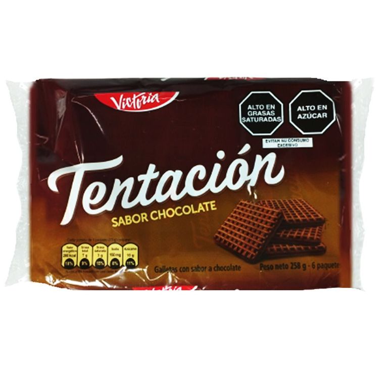 Galleta Tentación Chocolate Sixpack 258 g