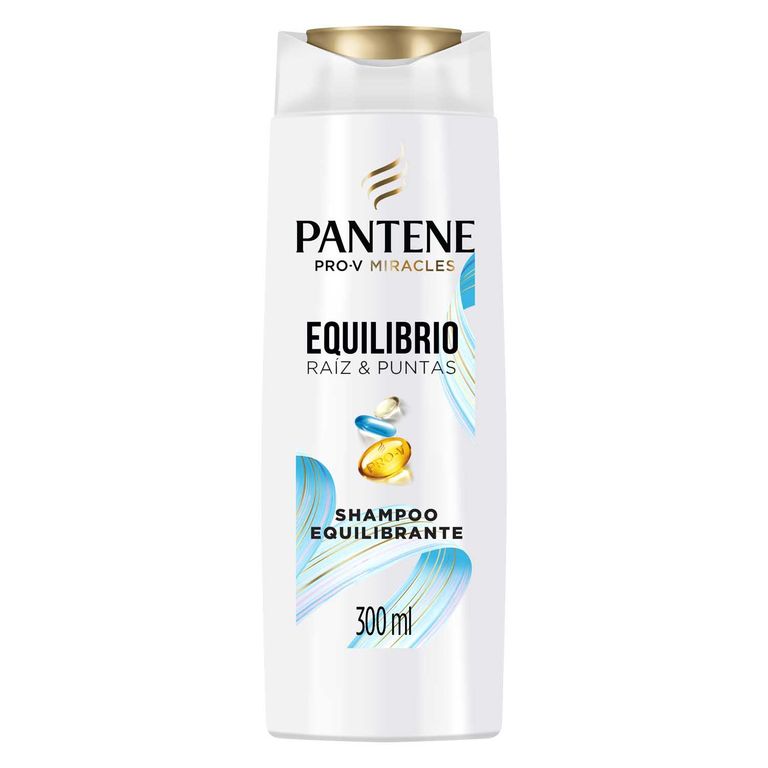 Shampoo Pantene Equilibrio Raíz y Puntas Botella 300 mL