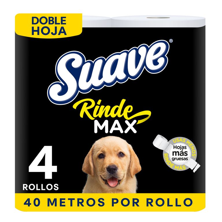 Papel Higiénico Suave Resiste Max Empaque 4 Und