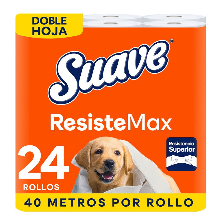 Papel Higiénico Suave Resiste Max Empaque 24 Und