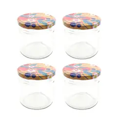 Casa Joven - Set x 4 Frasco Conservero 250mL Cuadr