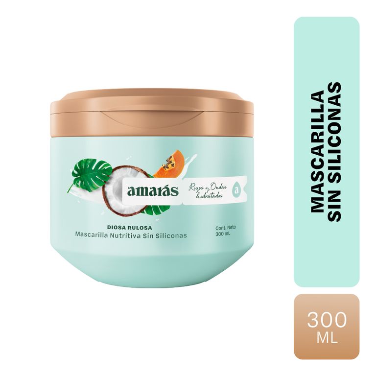 Mascarilla Amarás Diosa Rulosa Pote 300 mL