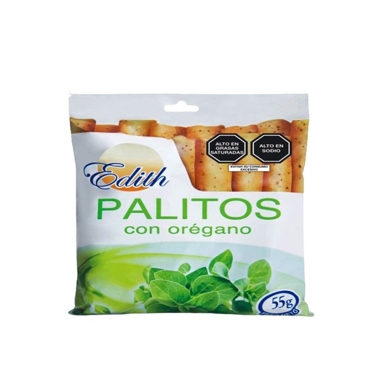 Palitos Edith con Orégano Bolsa 55 g