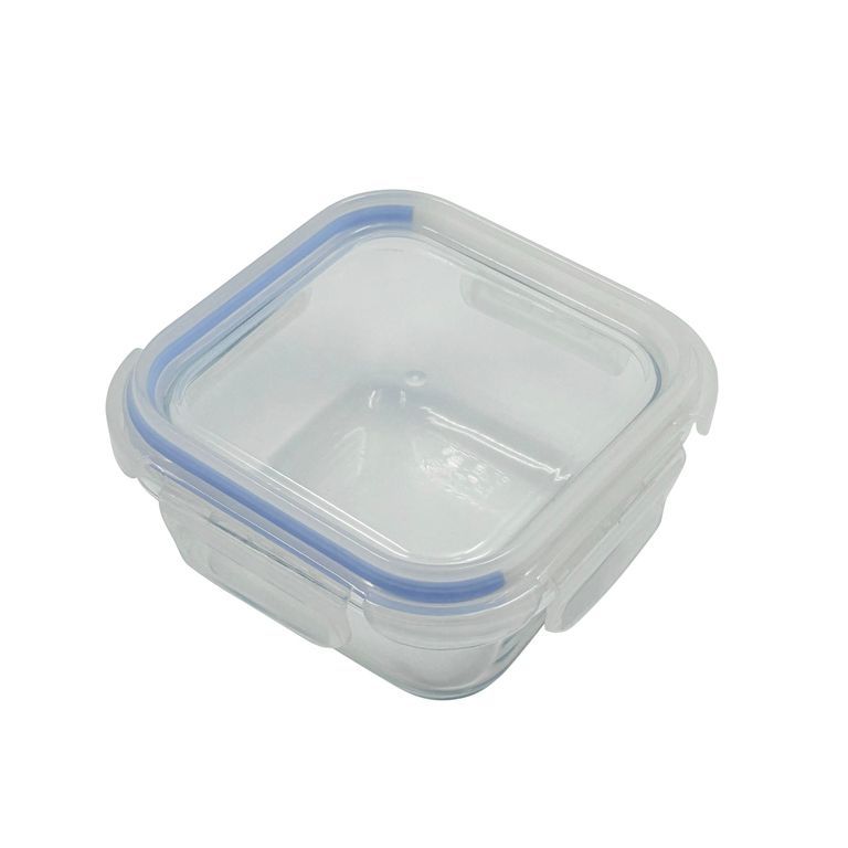 Hermético Vidrio Cuadrado 310 mL