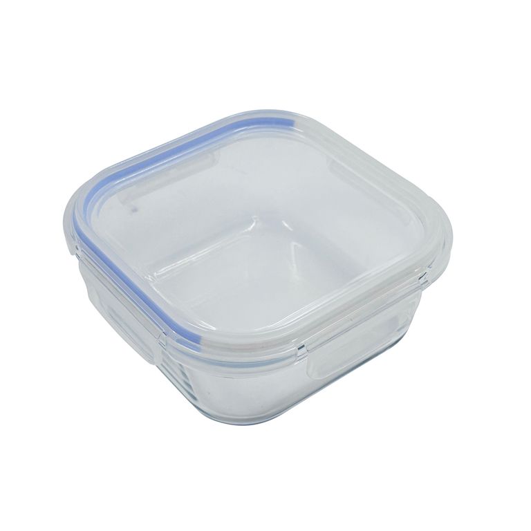 Hermético Vidrio Cuadrado 800 mL
