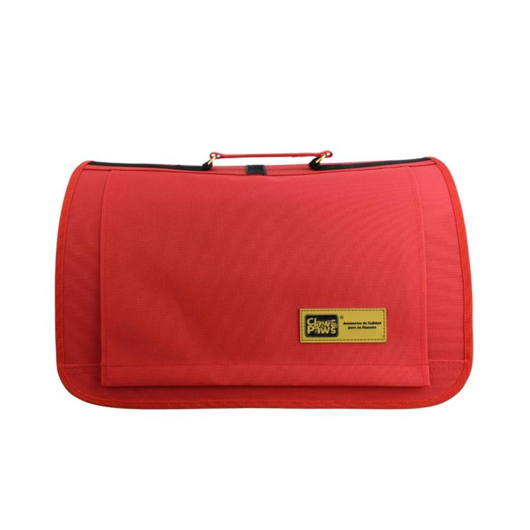 Transportador de Tela para Mascota Claws Paws Talla 3 Rojo 45x24x24 cm