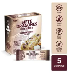 SIETE DRAGONES - Barra Chía & Coco 25 g x 5 Unidades