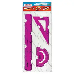 STANDFORD - Estuche Geométrico Standford Flexible 30cm Empaque 3 Und