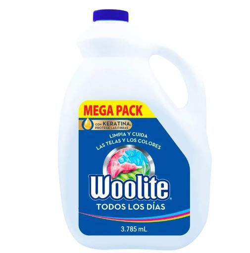 Detergente Líquido Woolite Todos los Días Envase 3.875 L