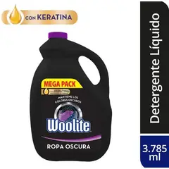 WOOLITE - Detergente Woolite Líquido Ropa Oscura Envase 3.785 L