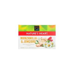 NATURES HEART - INFUSION MANZANILLA JENGIBRE X 20UN