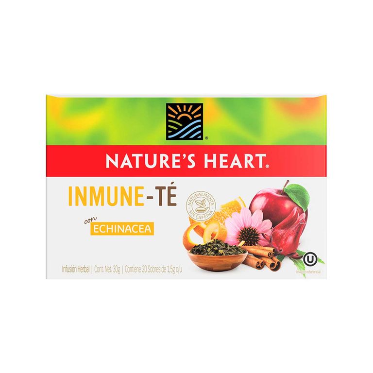 Infusión Natures Heart Inmune Té Caja 20 Sobres