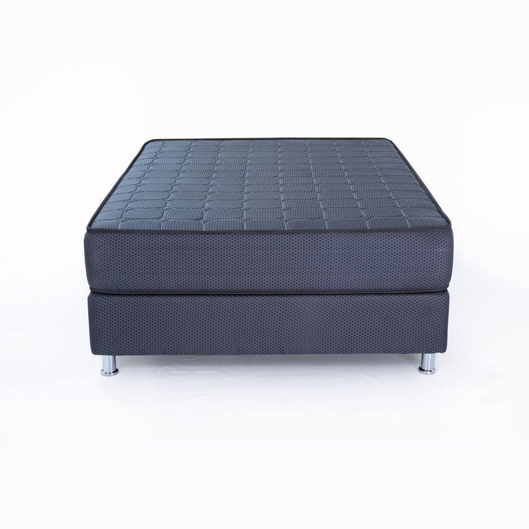 Juego de Cama Easy Black 2 Plazas (Colchón + Base Tarima)