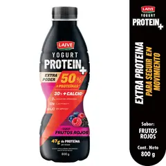 LAIVE - Yogurt Laive Protein+ Frutos Rojos Botella 800 g