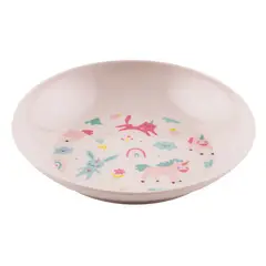 PRECIO UNO - Plato Hondo 19cm Con Antideslizante Fantasía