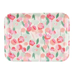 PRECIO UNO - Bandeja Melamine 43x32cm Floral