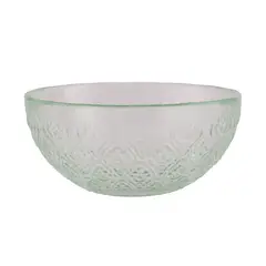 CASA JOVEN - BOWL PIQUEO 12CM VIDRIO JULIETA CELESTE