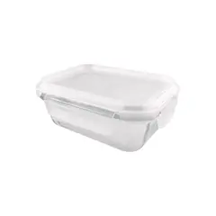 Precio Uno - Hermético Vidrio Rectangular 370 mL
