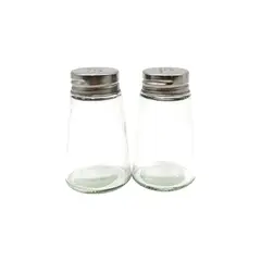 Precio Uno - Set x 2 Salero Tapa Metal 110mL