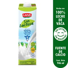 LAIVE - Leche Laive Sin Lactosa Caja 946 mL