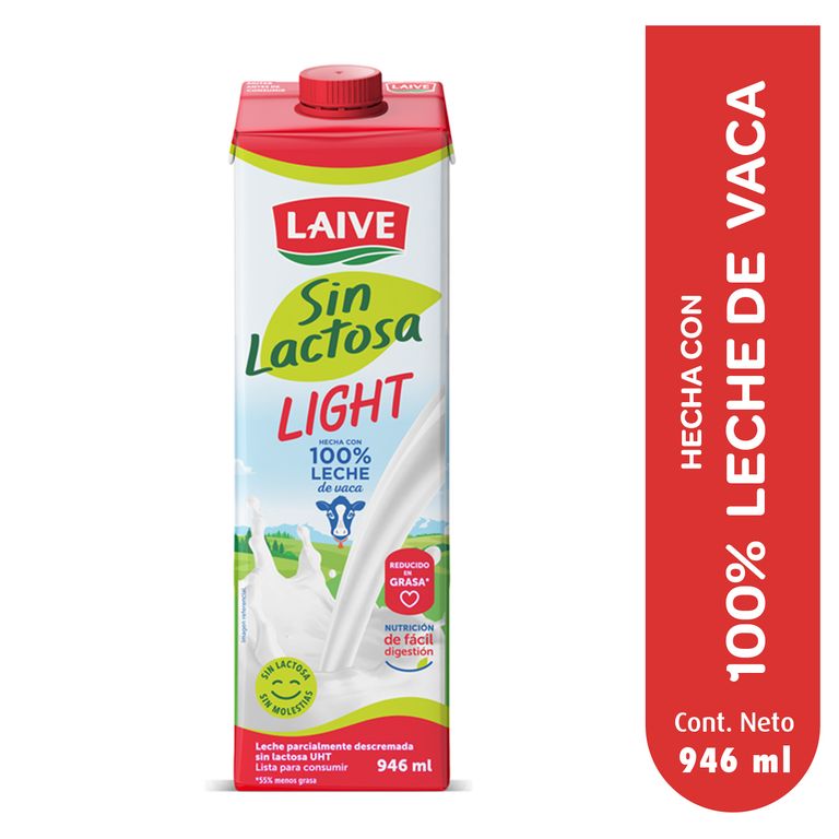 Leche Laive Light Sin Lactosa Caja 946 mL