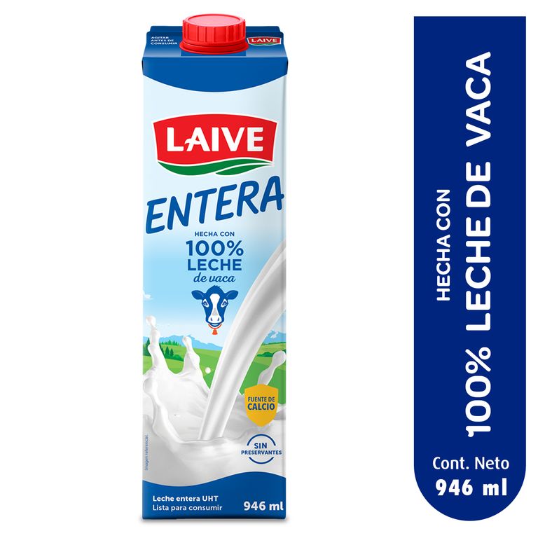 Leche Laive Entera Caja 946 mL