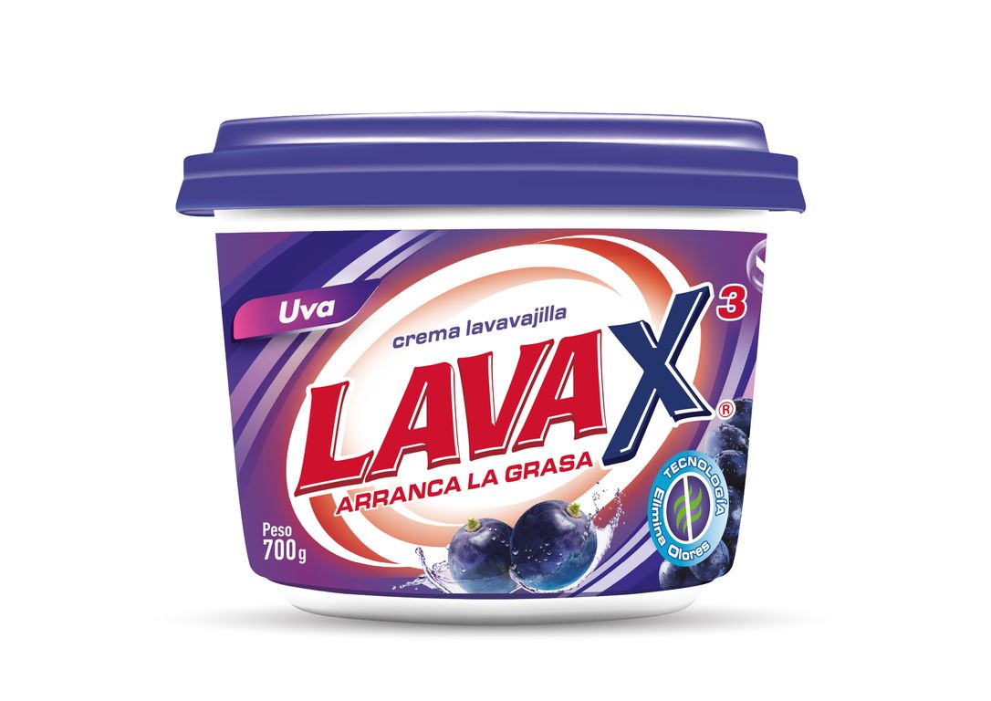 Crema Lavavajilla Lavax Uva Envase 700 g