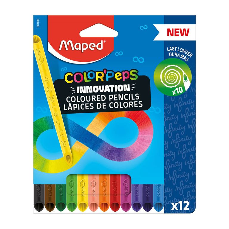 Colores Maped Infinity Caja 12 Und