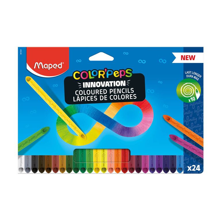 Colores Maped Infinity Caja 24 Und