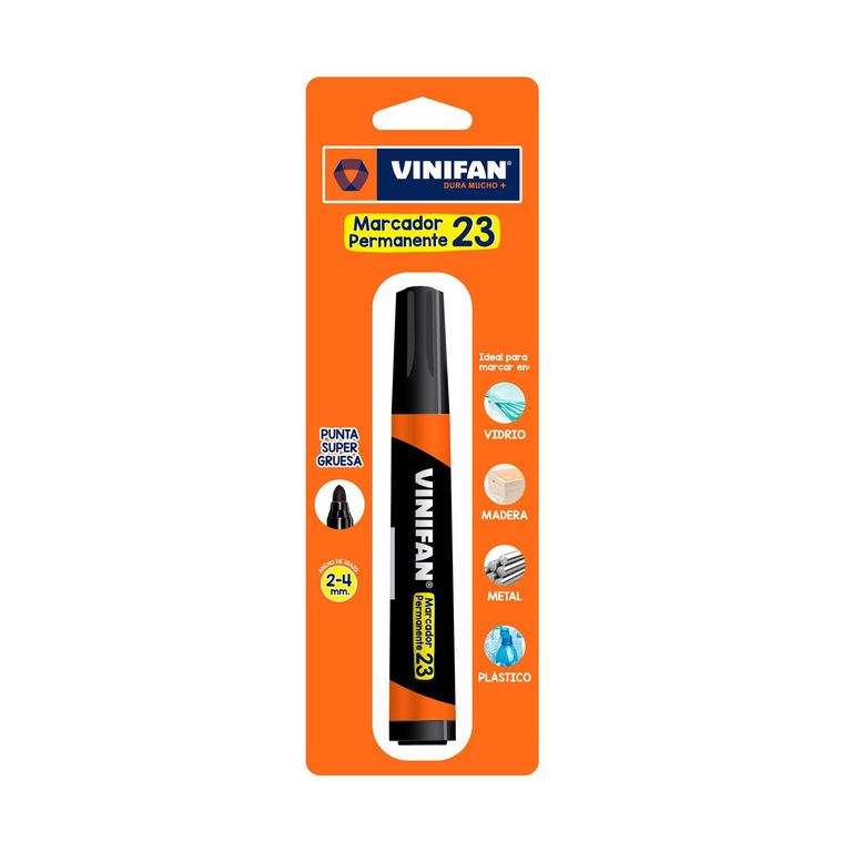 Plumón Permanente Vinifan 23 Negro