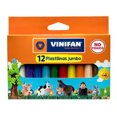 VINIFAN - Plastilina Vinifan Jumbo Clásica Caja 12 Und