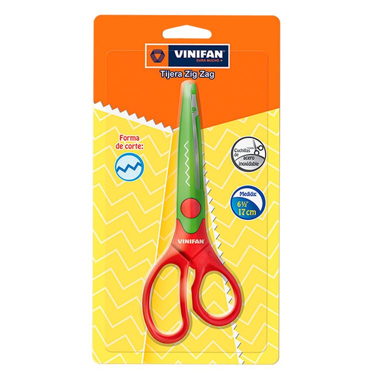Tijera Vinifan Zigzag