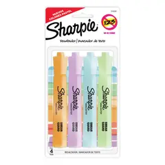 SHARPIE - Resaltadores Tank Pastel Blíster 4 Und