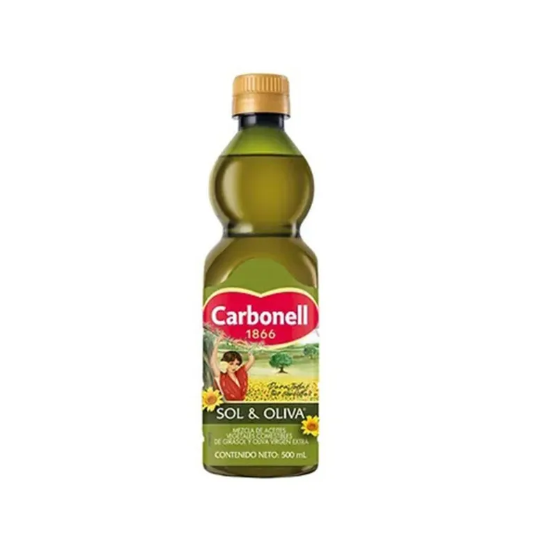 Aceite de Girasol y Oliva Carbonell Botella 500 mL