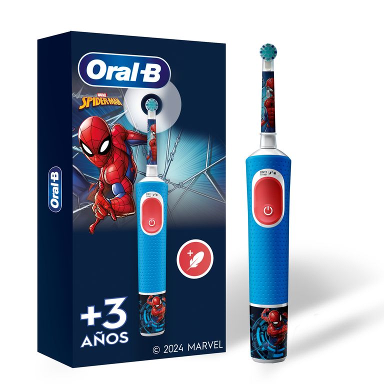 Cepillo Dental Eléctrico Oral B Vitality Spider Man + Repuestos