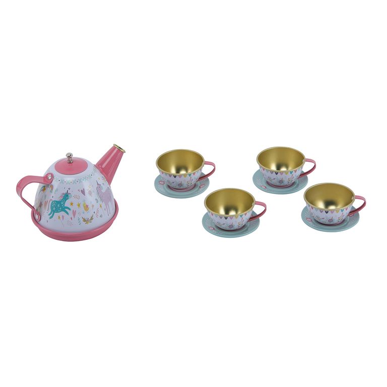 Set de Té Metálico 10 Pzas