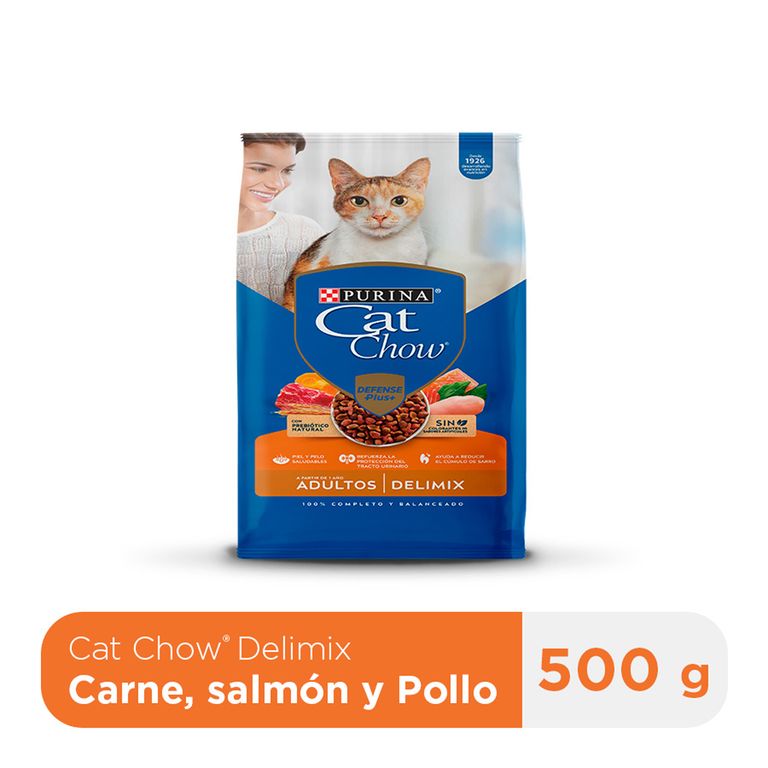 Alimento Seco Gatos Adultos Cat Chow Deli Mix Bolsa 500 g