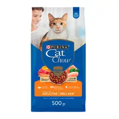 CAT CHOW - Alimento Seco Deli Mix Adulto x 500 g