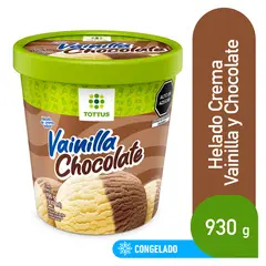 TOTTUS - Helado Crem Vainilla Chocolate 930 mL
