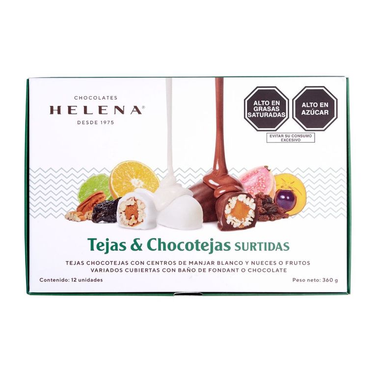Tejas y Chocotejas Helena Surtidas Caja 360 g
