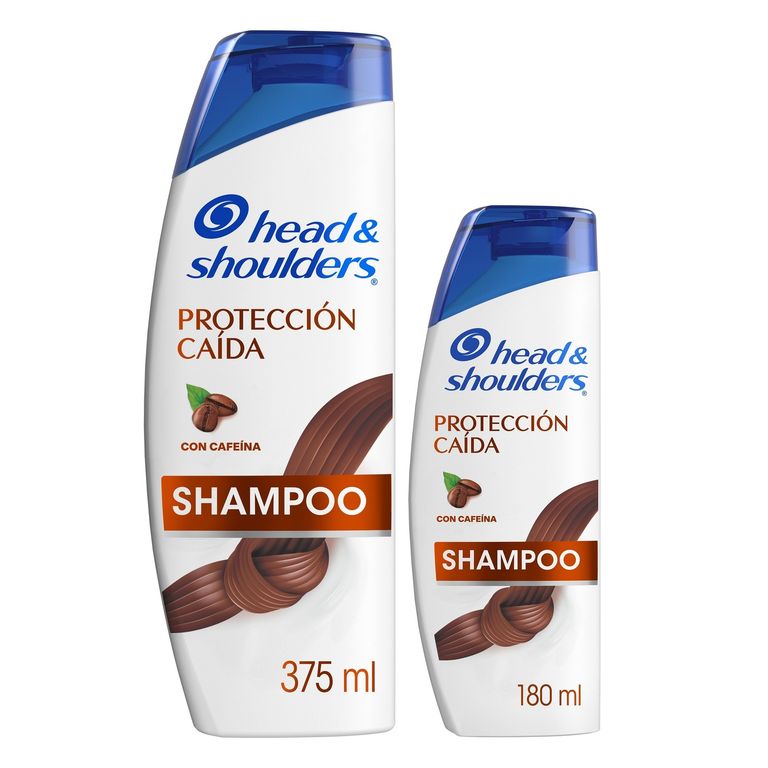 Shampoo Head & Shoulders Protección Caída Cafeína Empaque 2 Und