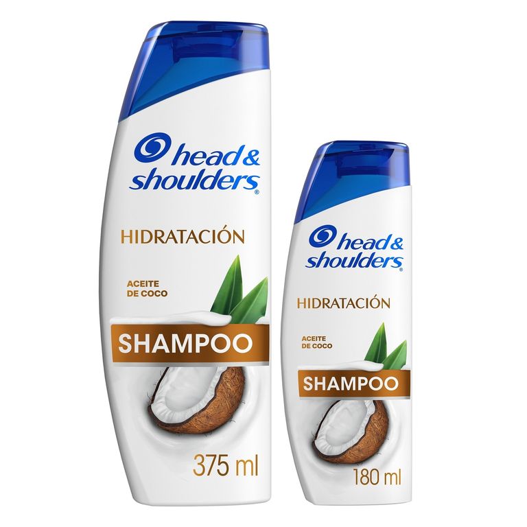 Shampoo Head & Shoulders Hidratación Aceite de Coco Empaque 2 Und