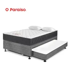 PARAISO - Cama Divan Majestic Gris 2 Plazas