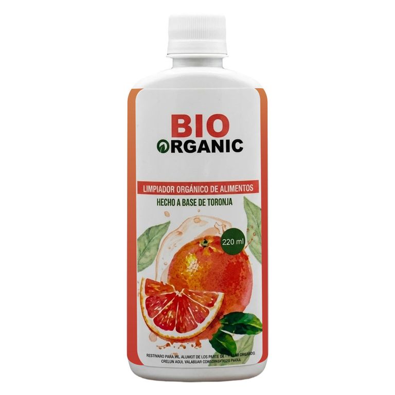 Desinfectante de alimentos Bio Organic Toronja x 220 ml
