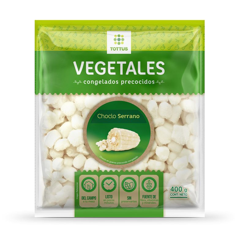 Choclo Serrano en Granos Tottus Bolsa 400 g