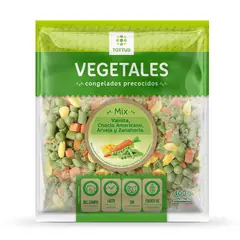 TOTTUS - Mix Arverja, Choclo, Zanahoria y Vainita 400 g