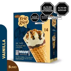 DONOFRIO - Four Pack Frio Rico Helado Vainilla 120 mL
