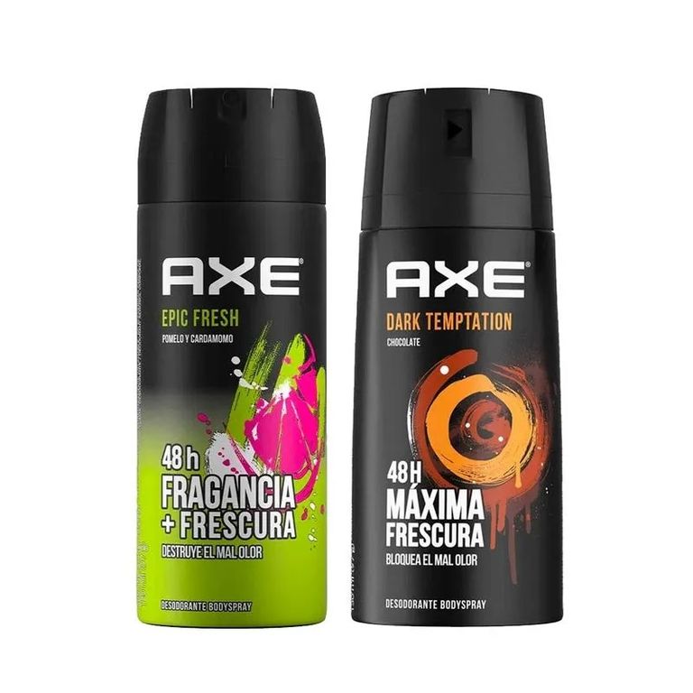 Pack Axe Desodorante en Spray Dark Temptation + Epic Fresh