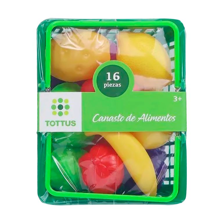 Canasta Frutas y Verduras 16 Pzas