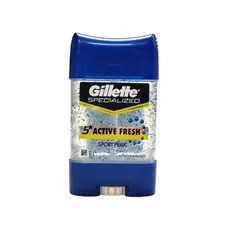 GILLETTE - Gel Antitranspirante Active Fresh Sport Peak Envase 82 g